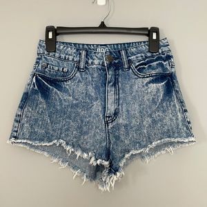 BDG High Rise Cheeky Jean Shorts. Waist 26.